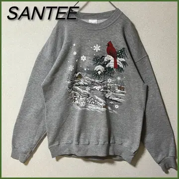 [ 레어 ] SANTEE 산티 빈티지 프린트 맨투맨