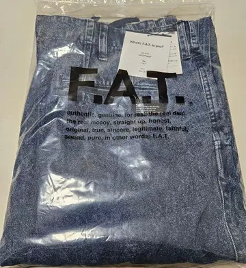 ACIDPHANT FAT BLUE 데님 팬츠