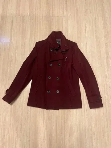 [ 새상품급 ] 피코트 와인 레드 SETTING CRACKS