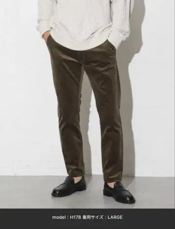 NANO universe 스트레치 코듀로이 스키니 팬츠 S