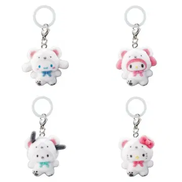 메지루시 액세서리 산리오 캐릭터즈 ~ 스노우 4종 세트