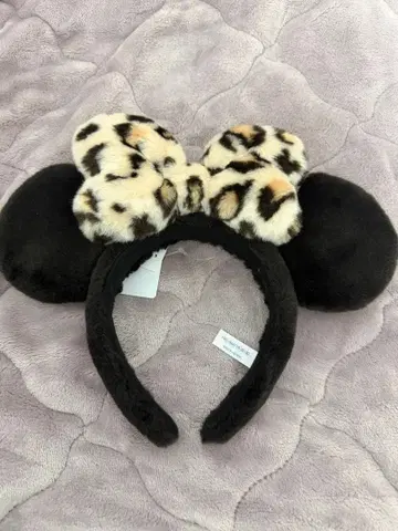미니 마우스 레오파드 무늬 머리띠