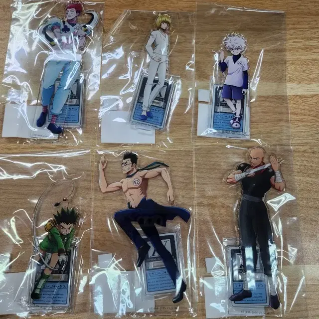 헌터헌터 웹쿠지 6탄 아크릴스탠드 키르아 히소카 곤 크라피카 레오리오