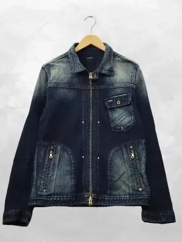 젬블 플랩 포켓 데님 워크 자켓 L