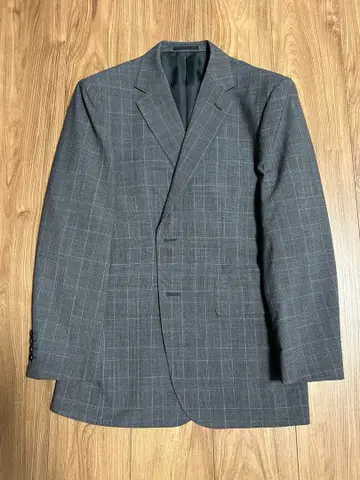 그레이 체크 무늬 비즈니스 정장 (가격 인하 협상 받습니다)