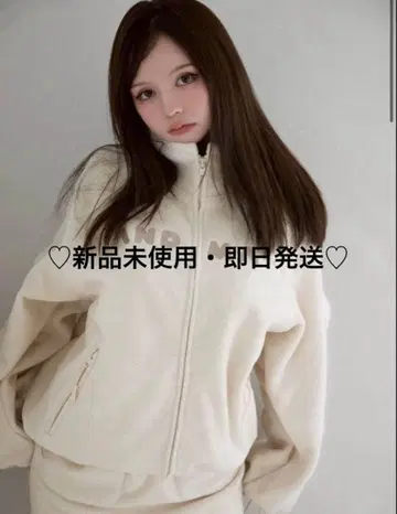 앤드마리 andmary Mary 로고 플리스 재킷 F