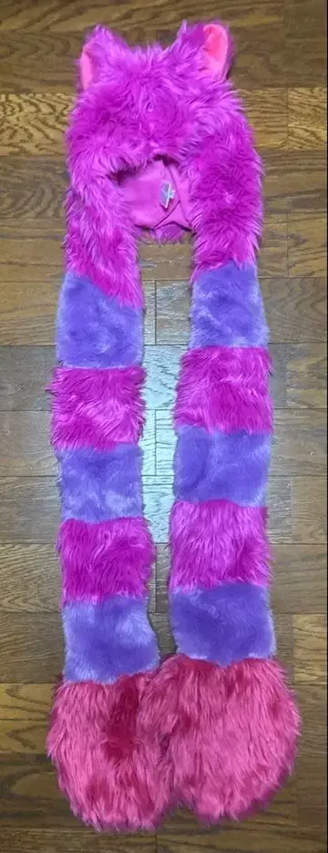 디즈니 리조트 체셔 고양이 머플러 캡