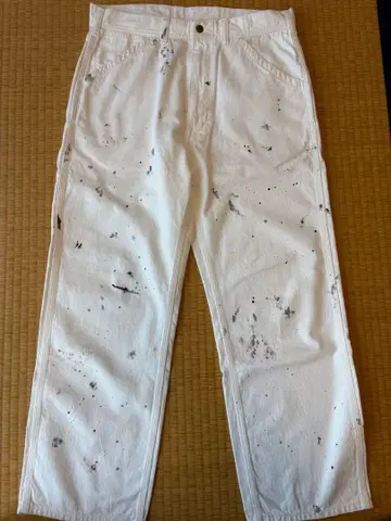 STANDARD CALIFORNIA 페인터 팬츠 화이트