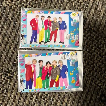 M!LK SMILE POP 단체 폴라로이드 트레이딩 카드