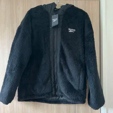 택 포함 새상품 Reebok 보아 플리스 후드티 블랙 170