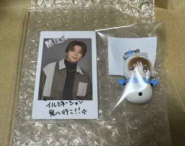 M!LK 눈사람 표시 참 폴라로이드 트레이딩 카드 시오자키 타이치