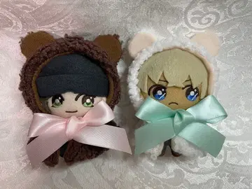 표코토모용 곰돌이 귀 케이프 2장 세트