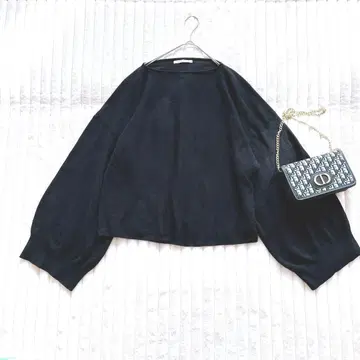 KBF 어반 리서치 볼륨 슬리브 니트 Free 블랙 빅