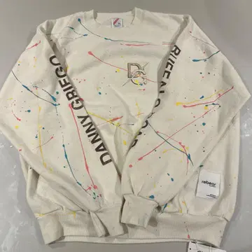 rebear 스플래터 프린트 트레이닝복 XL