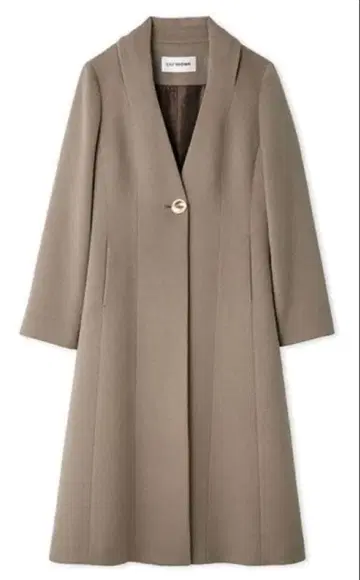 릴리 브라운 체스터 코트 브라운