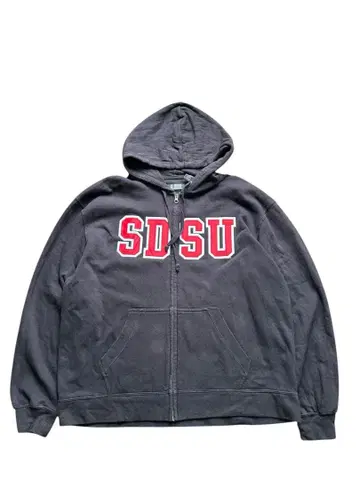 00S 지퍼 후드티 블랙 xxl