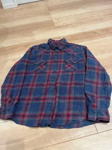 90s op 오션 퍼시픽 플란넬 셔츠 옴브레 XL