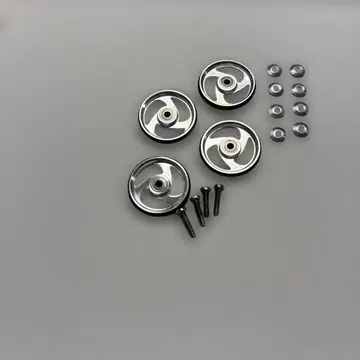 미니 사륜구동 경량 19mm 알루미늄 베어링 롤러 2세트분 덤 포함