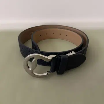 캘러웨이 네이비 가죽 벨트