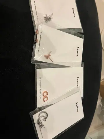 써지컬 스테인리스 316l 귀걸이 4 커플 세트