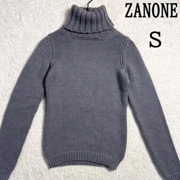 ZANONE 자노네 양모 스웨터 울 그레이 하이넥 이탈리아제