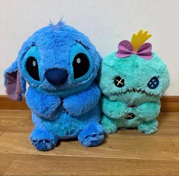 11 디즈니 스티치 포동포동 앉은 초 BIG 봉제 인형 2종