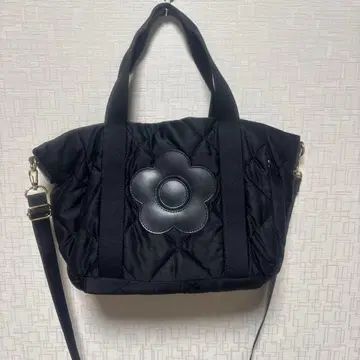 마리콴트 빅 퀼팅 데이지 2way 숏 백 토트