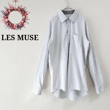 아오키 레미유 노아이론 와이셔츠 스트라이프 슈퍼 스트레치 L