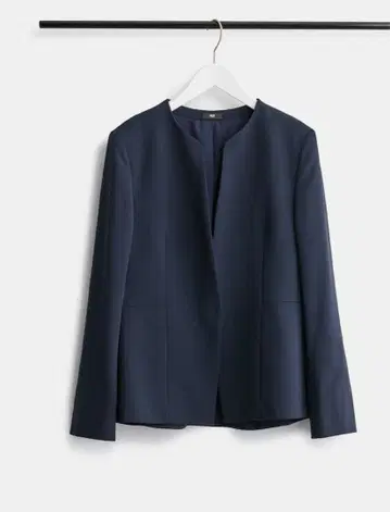 트리아세테이트 블렌드 페플럼 자켓