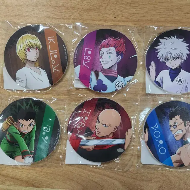 헌터헌터 웹쿠지 6탄 헌터시험편 아크릴코스터스탠드 히소카 크라피카 키르아