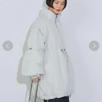 BEAMS HEART 2WAY 드로스트 코트