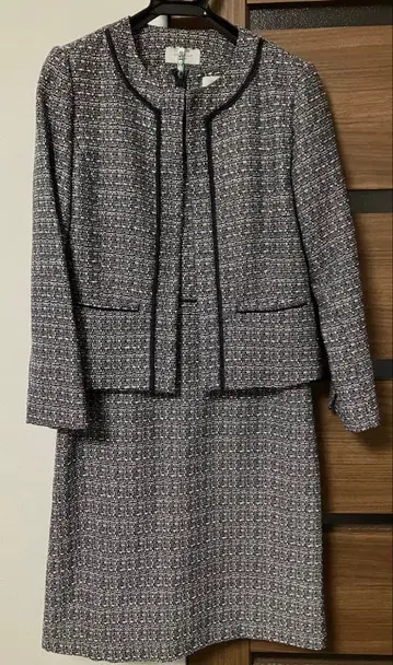 자켓과 슬리브리스 원피스 세트 40/L