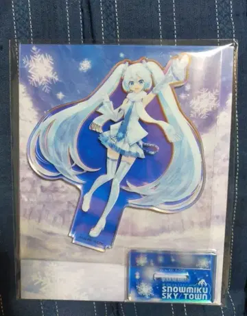 오로라 아크릴 스탠드 유키 미쿠 스카이타운 한정판