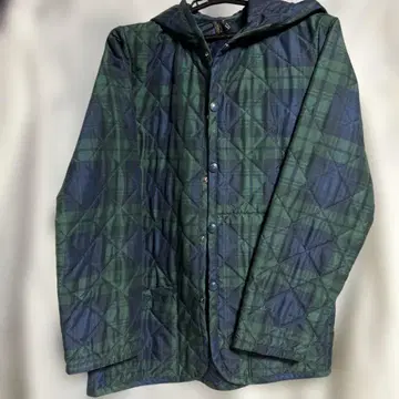 LAVENHAM 퀼팅 자켓 후드 부착