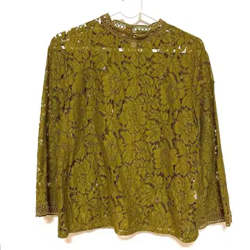 나노 유니버스 전체 레이스 블라우스 36 비침