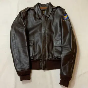 모건 프로덕츠 A-2 가죽 플라이트 자켓 36