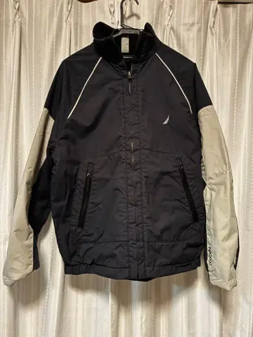 NAUTICA 네이비 그레이 리버서블 블루종