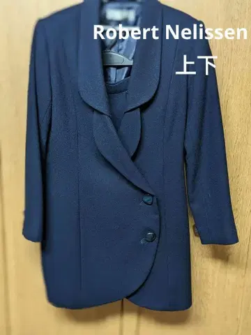 수트 셋업 스커트 Robert Nelissen 네이비 레트로