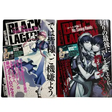 BLACK LAGOON 로베르타편 2권 세트