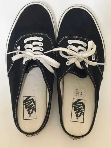 VANS 블랙 스니커즈 슬립온