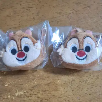 디즈니 봉제 인형 미니백 데일 2개