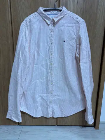 TOMMY HILFIGER 긴팔 셔츠 36 사이즈 핑크 스트라이프