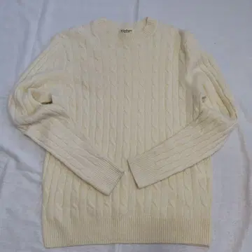 SHARE PARK 공유 케이블 짜임 캐시미어 100% 니트