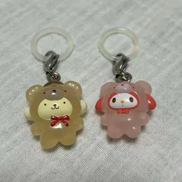 산리오 라떼곰 메지루시 액세서리 2개 세트