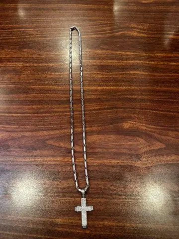 AVALANCHE 실버 크로스 목걸이