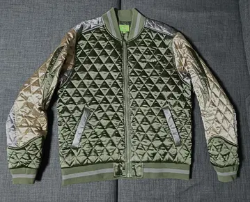HUF 퀼팅 자켓 올리브 그린