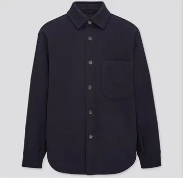 UNIQLO 오버 셔츠 자켓 네이비 XL