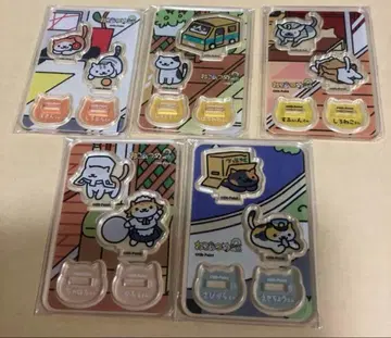 고양이 5종 아크릴 스탠드