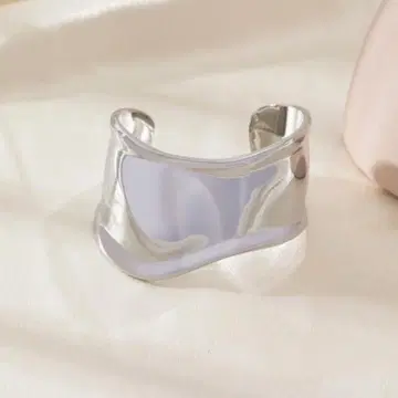 본 커프 뱅글 실버 액세서리 고급스러움 여성용 팔찌