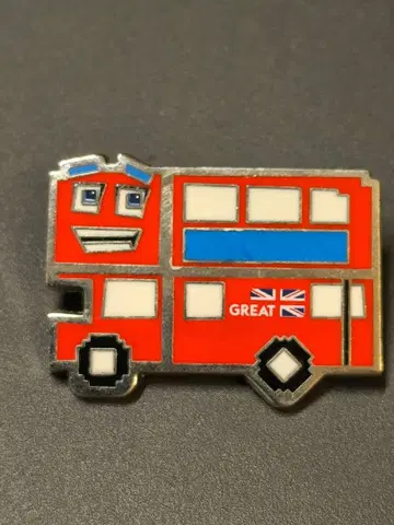 박람회 영국관 핀 배지